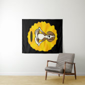 Hund Meditation Yoga Beagle Labrador Husky Sheperd Wandteppich (Beispiel (Horizontal))