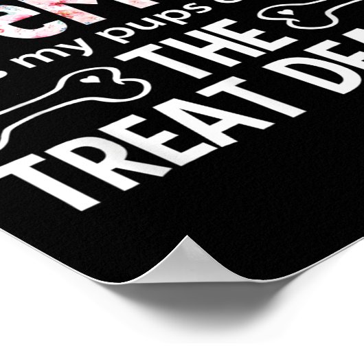 Hund Meemaw oder wie mein P mich nennt die Leckere Poster (Ecke)