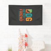 Hund mein bester Freund Retro-Design Banner (Insitu)
