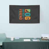 Hund mein bester Freund Retro-Design Banner (Messeveranstaltung)