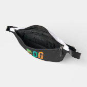 Hund mein bester Freund Retro-Design Bauchtasche (Offen)