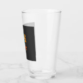 Hund mein bester Freund Retro-Design Glas (Links)