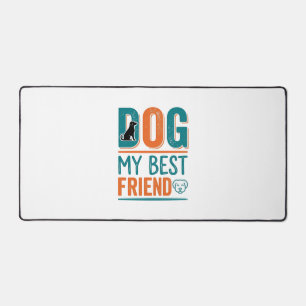 Hund mein bester Freund Vintage Hundeliebhaber-Shi Schreibtischunterlage
