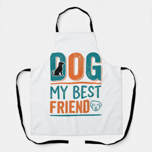 Hund mein bester Freund Vintage-Hundeliebhaber-Shi Schürze