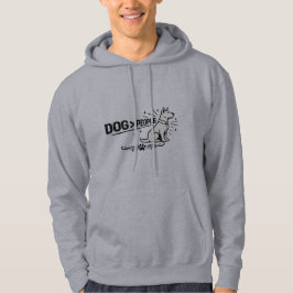 HUND > MENSCHEN – Lustiges Design für Hundebesitze Hoodie