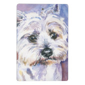 Hund Mini Klemmbrett (Rückseite)