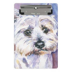 Hund Mini Klemmbrett