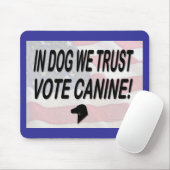 Hund mit amerikanischer Flagge wählen Mousepad (Mit Mouse)