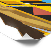 Hund mit Anzug: Digitale Kunst Poster (Ecke)