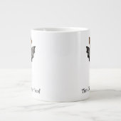Hund mit Baderingen Jumbo-Tasse (Vorderseite)