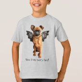 Hund mit Baderingen T-Shirt (Vorderseite)