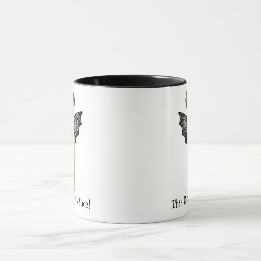 Hund mit Baderingen Tasse (Zentrum)