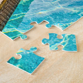 Hund mit BBQ-Grill-Schwimmkörper Puzzle (Seite)
