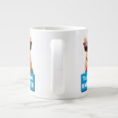 Hund mit Big Lollipop Jumbo-Tasse (Rückseite)