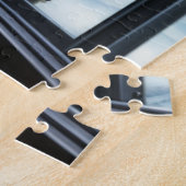 Hund mit Blick auf das Fenster Puzzle (Seite)