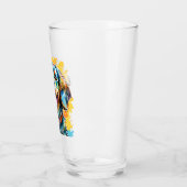 Hund mit Brille Glas (Links)