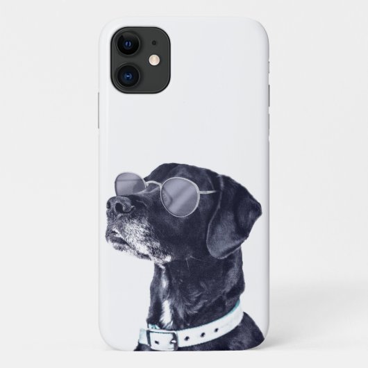Hund mit Brille iPhone 11 Fall Case-Mate iPhone Hülle (Rückseite)