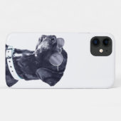 Hund mit Brille iPhone 11 Fall Case-Mate iPhone Hülle (Rückseite (Horizontal))