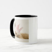 Hund mit einer Krone Tasse (Vorderseite Links)
