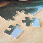 Hund mit entspannter Schokolade Labrador Puzzle (Seite)