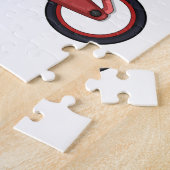 Hund mit Fahrrad Puzzle (Seite)