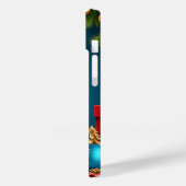 Hund mit flauschigem Fell Case-Mate iPhone Hülle (Rückseite / Links)