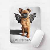 Hund mit Fledermausen Mousepad (Mit Mouse)