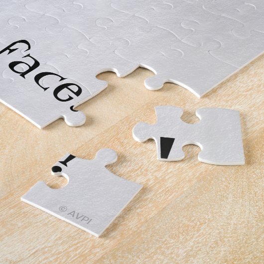 Hund mit Fledermausen Puzzle (Seite)