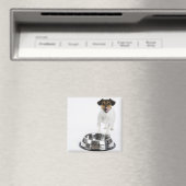 Hund mit großer Schüssel Magnet (In Situ (Geschirrspüler))
