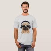 HUND MIT HEADPHONE.JPG T-Shirt (Vorne ganz)