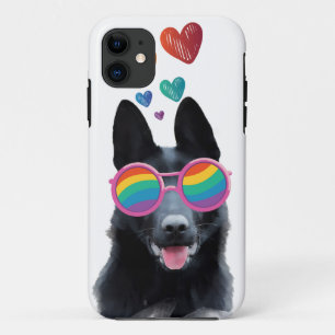Hund mit Herz-Valentinstag Case-Mate iPhone Hülle