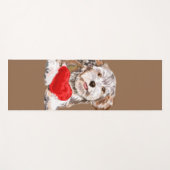 Hund mit Herz-Yoga Mat Liebe Custom Colors Yogamatte (Vorderseite (Horizontal))