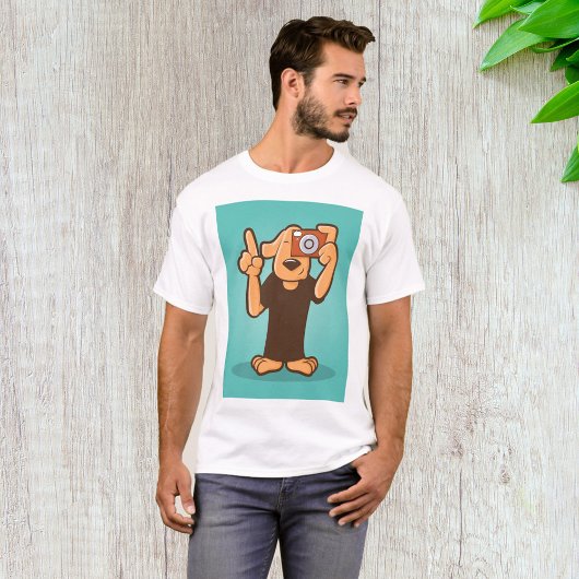 Hund mit Kamera T-Shirt