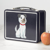 Hund mit Knochen Metall Brotdose (Beispiel)