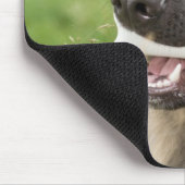 Hund mit Knochen Mousepad (Ecke)