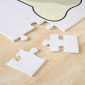 Hund mit Knochen Puzzle (Seite)