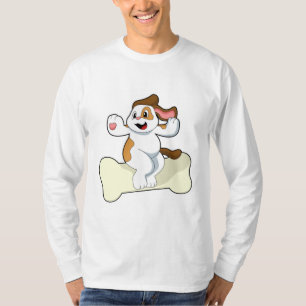 Hund mit Knochen T-Shirt