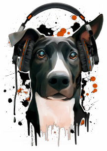 Hund Mit Kopfhorern Geschenke Zazzle De