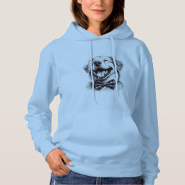Hund mit Krawatte Hoodie