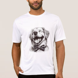 Hund mit Krawatte T-Shirt