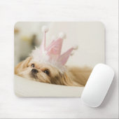 Hund mit Krone Mousepad (Mit Mouse)
