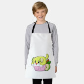 Hund mit Kuchen Schürze (Getragen)