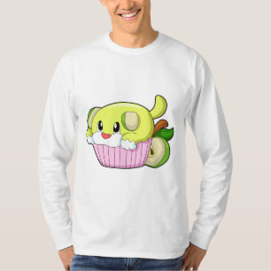 Hund mit Kuchen T-Shirt