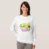 Hund mit Kuchen T-Shirt (Vorne ganz)