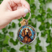 Hund mit lebhaften Details Schlüsselanhänger (Hand)