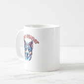 Hund mit Liebe Kaffeetasse (Vorderseite Links)