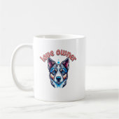 Hund mit Liebe Kaffeetasse (Links)