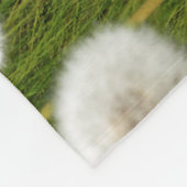 Hund mit Lüster Fleecedecke (Ecke)