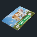 Hund mit Lüster iPad Pro Cover<br><div class="desc">Hast du dir einen Wunsch gemacht? | Avanti, die Global Spaß Brand™, unterhält die Welt mit ihren Feel Good Funny Grußkarten seit über 40 Jahren. Unsere Figuren leben das Leben voll und feiern den Spaß im Alltag.</div>
