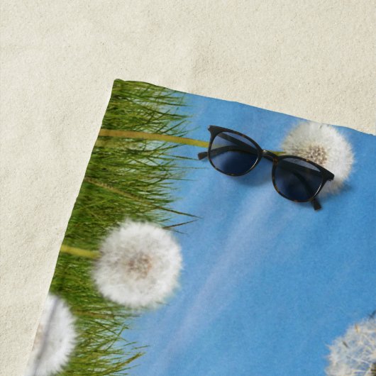 Hund mit Lüster Strandtuch (Beispiel)